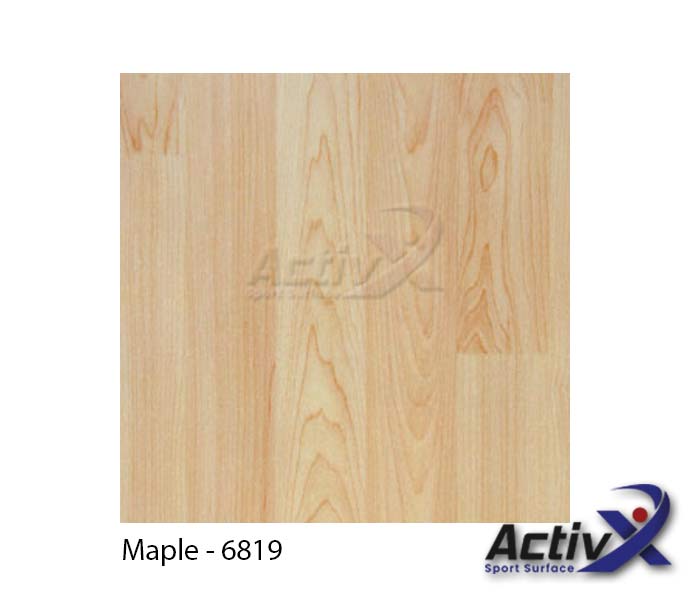 Indoor Basketball Court Flooring Multipurpose Flooring Maple 6819