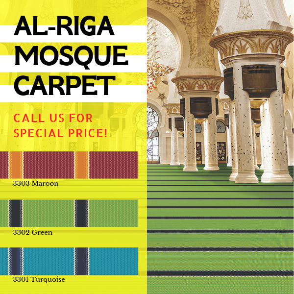 Al Riga Masjid Carpet Color